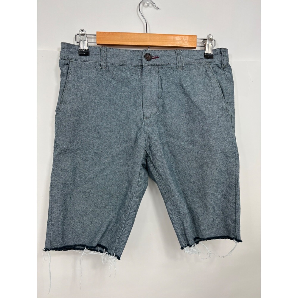 Bullhead Denim Grey Skinny Jeans Cut Off Shorts Light Wash Speck Mens‎ Size W29
